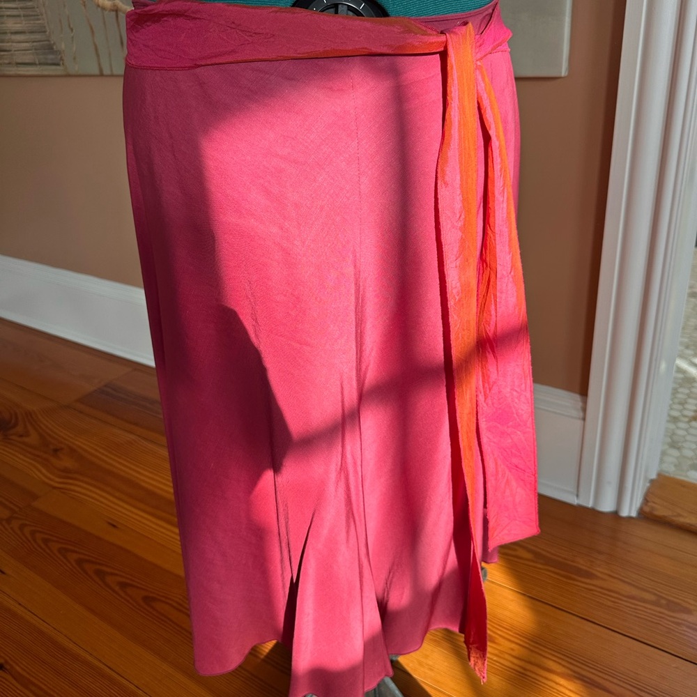 Jigsaw A-Line Silk Skirt, Size 14 UK (Size 12US runs large)